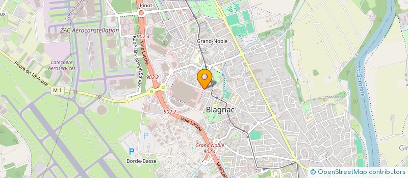 localisation de l'entreprise O NATUREL à BLAGNAC