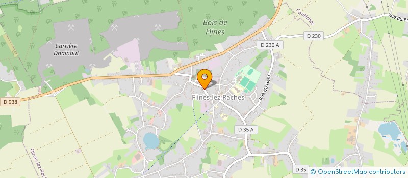 localisation de l'entreprise O NATUREL  FLINES-LEZ-RACHES