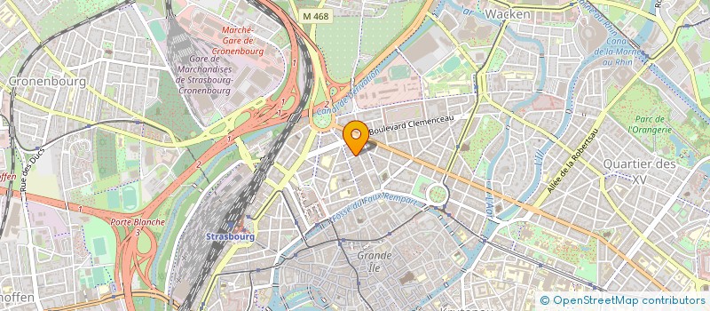 localisation de l'entreprise O' NATURELLE à STRASBOURG