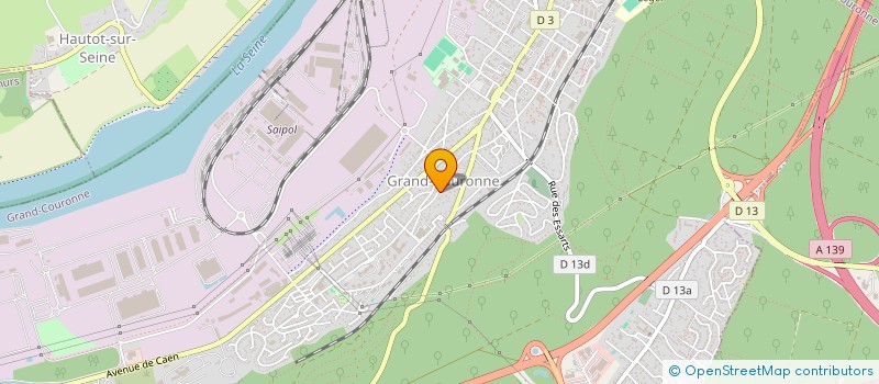 localisation de l'entreprise O'NETTOYAGE à GRAND-COURONNE