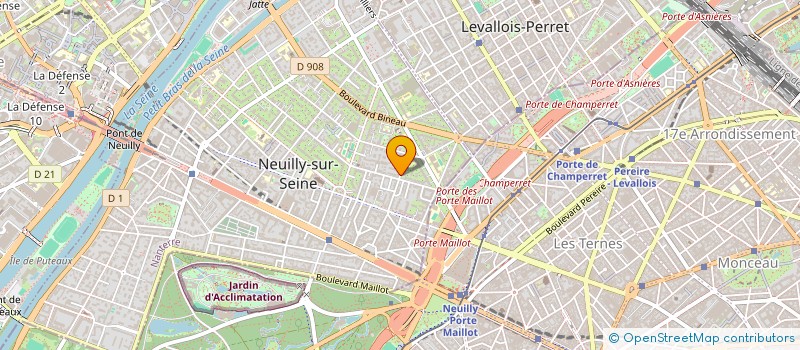 localisation de l'entreprise O'NEUILLY à NEUILLY-SUR-SEINE