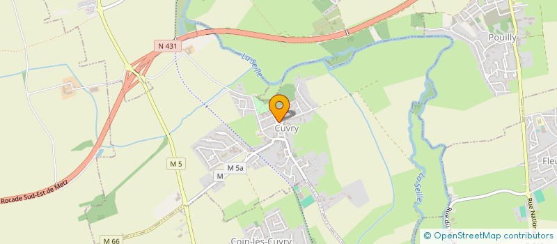 localisation de l'entreprise O'NID DES PETITS CUVRY  CUVRY