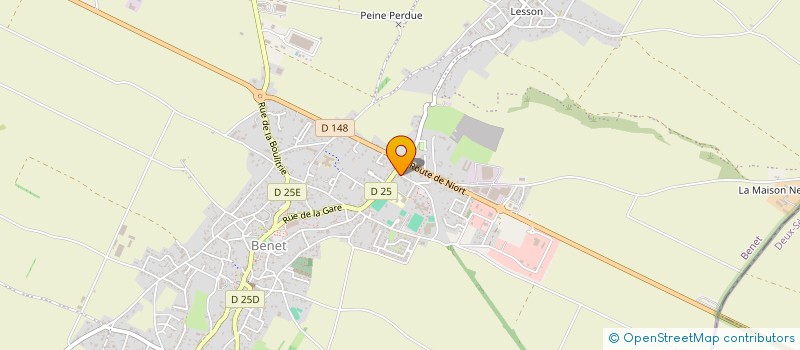 localisation de l'entreprise O'NIDO à BENET