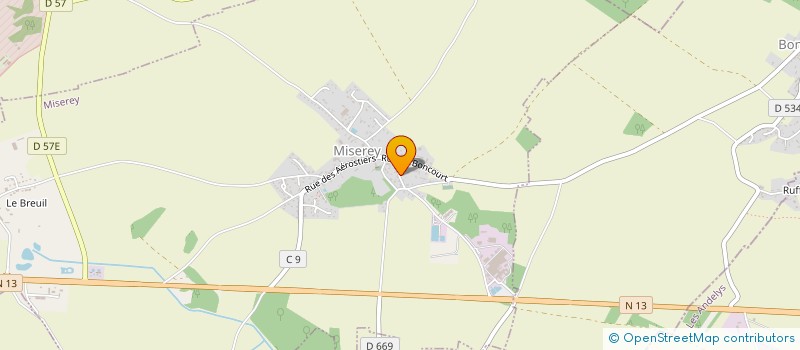 localisation de l'entreprise O'NILS TRANSPORTS  MISEREY