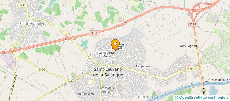localisation de l'entreprise O'NIPI à SAINT-LAURENT-DE-LA-SALANQUE