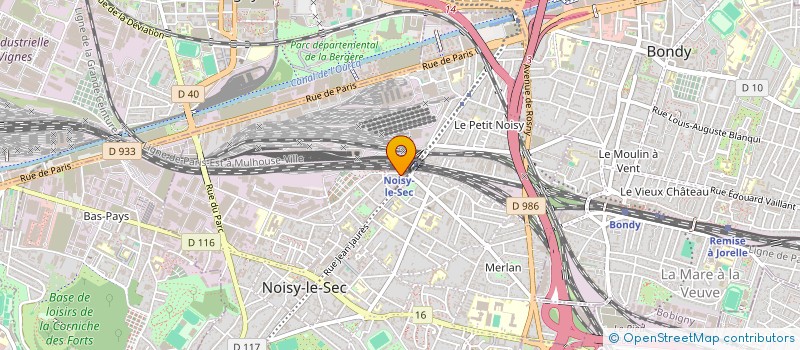 localisation de l'entreprise O'NOISY à NOISY-LE-SEC
