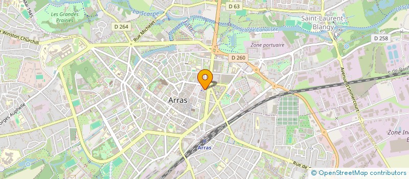 localisation de l'entreprise O'NORD à ARRAS