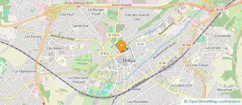 localisation de l'entreprise O NUAGE DE L'ANGE à DREUX