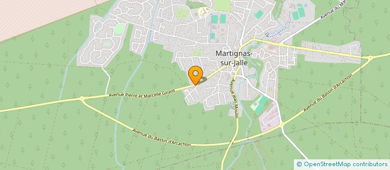 localisation de l'entreprise O P A  MARTIGNAS-SUR-JALLE