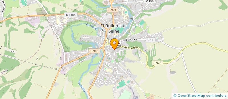 localisation de l'entreprise O P A L  CHATILLON-SUR-SEINE