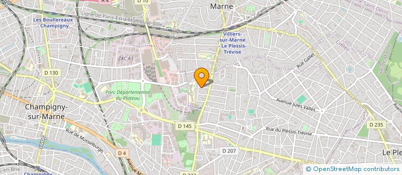 localisation de l'entreprise O.P.C à CHAMPIGNY-SUR-MARNE