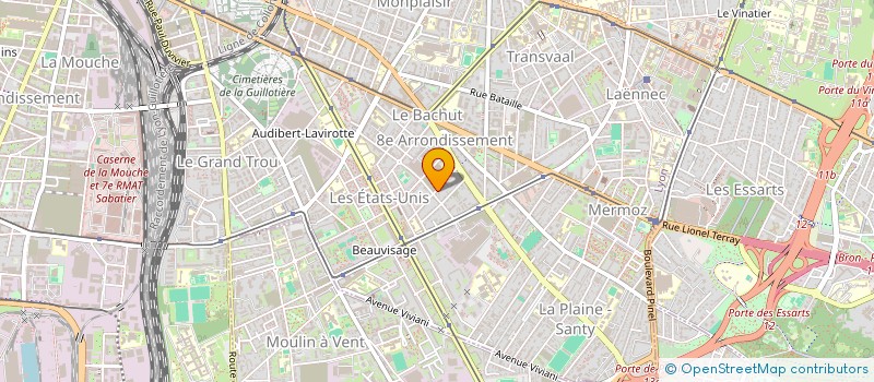 localisation de l'entreprise O.P.F  LYON