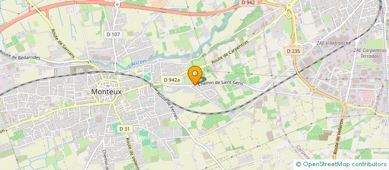 localisation de l'entreprise O.P.G.A  MONTEUX