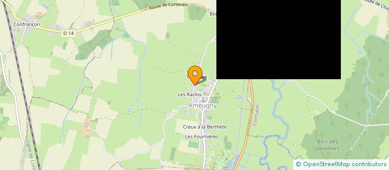 localisation de l'entreprise O.P.H DE LA VALLEE  AMEUGNY