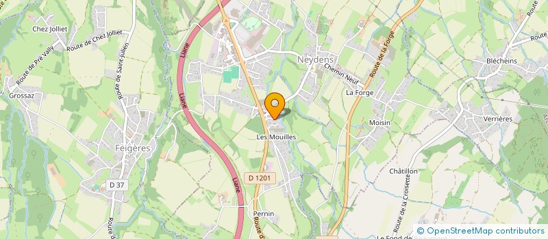 localisation de l'entreprise O.P.H.O.  NEYDENS