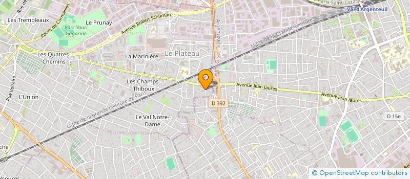 localisation de l'entreprise O.P PLUS à SARTROUVILLE