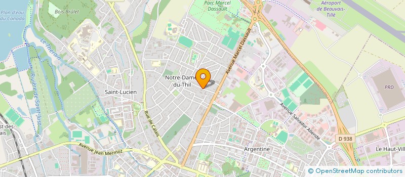 localisation de l'entreprise O.P.R  BEAUVAIS