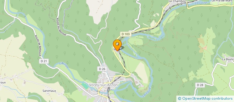 localisation de l'entreprise O P'TIT BONHEUR  VOREY