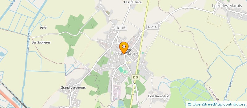 localisation de l'entreprise O P'TIT BREUILLAIS  BREUIL-MAGNE