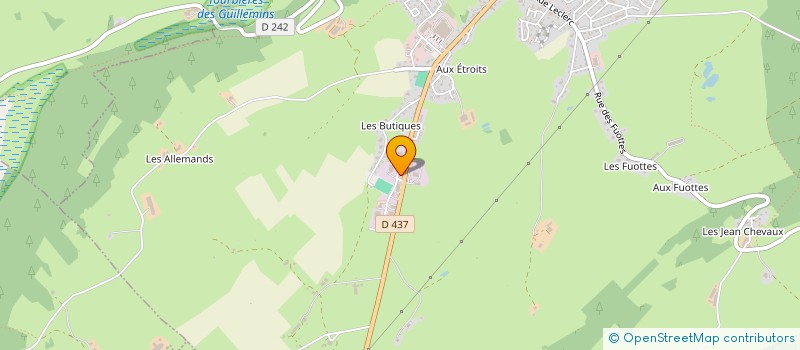 localisation de l'entreprise O P'TIT CREUX  LE RUSSEY