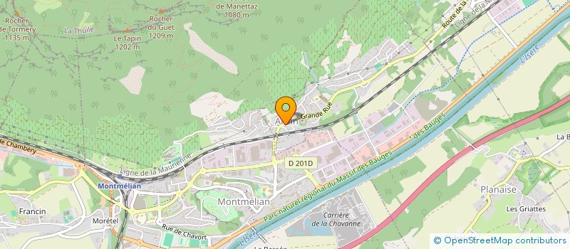 localisation de l'entreprise O P'TIT GRAIN  ARBIN