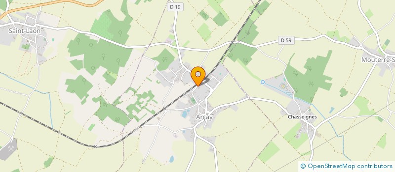 localisation de l'entreprise O P'TIT PLUS  ARCAY