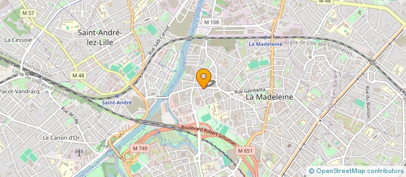 localisation de l'entreprise O P'TITES COCCINELLES à LA MADELEINE