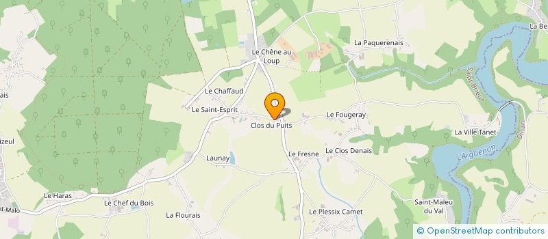 localisation de l'entreprise O P'TITS BONHEURS à LAMBALLE-ARMOR