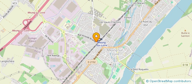 localisation de l'entreprise O P'TITS RATONS LAVEURS à MEUNG-SUR-LOIRE