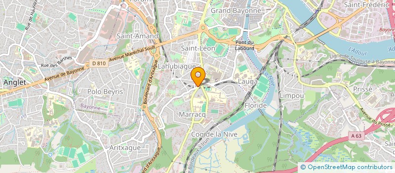 localisation de l'entreprise O'P'TITSNACK à BAYONNE