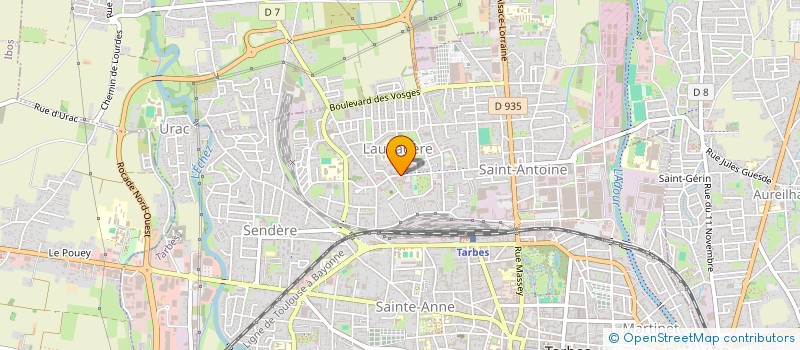 localisation de l'entreprise O PAIN CHAUD à TARBES