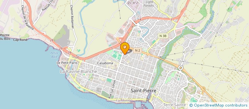 localisation de l'entreprise O PAIN DES ANGES à SAINT-PIERRE