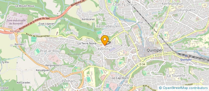localisation de l'entreprise O'PAIN SUR LA PLANCHE à QUIMPER