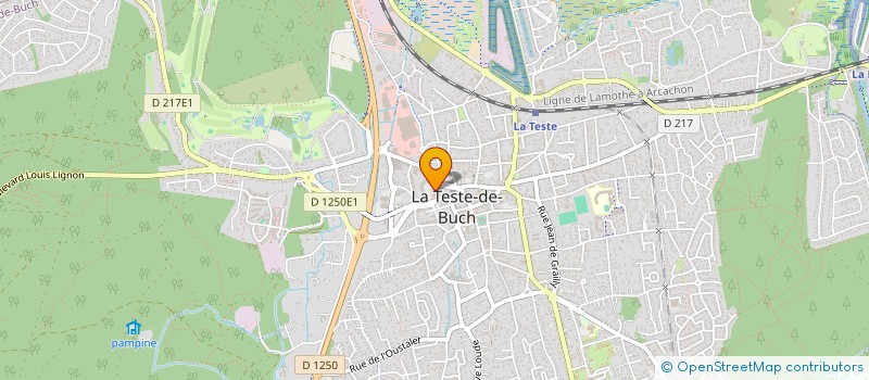localisation de l'entreprise O'PAINS TESTERINS à LA TESTE-DE-BUCH