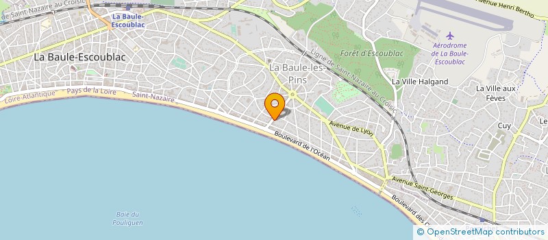 localisation de l'entreprise O. PAIOL à LA BAULE-ESCOUBLAC
