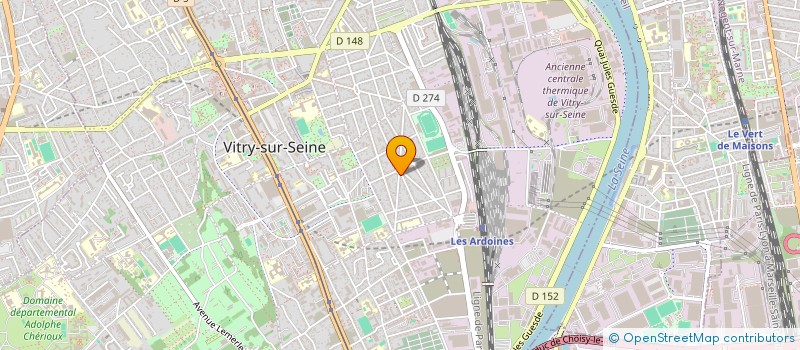 localisation de l'entreprise O'PAMPICH à VITRY-SUR-SEINE