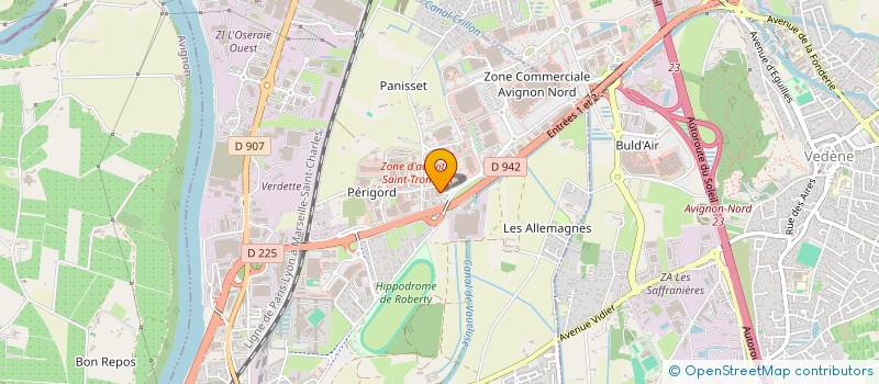 localisation de l'entreprise O PANDA 84 à LE PONTET