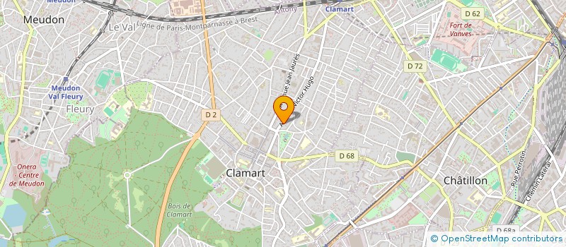 localisation de l'entreprise O PANTANAS à CLAMART
