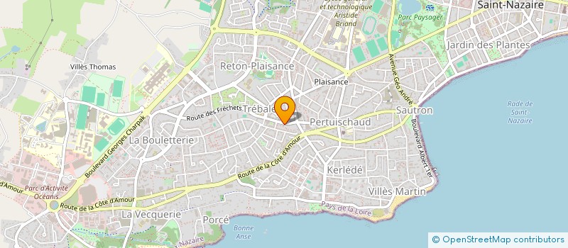 localisation de l'entreprise O PARADIS EXOTIQUE à SAINT-NAZAIRE