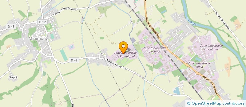 localisation de l'entreprise O PARADIS GOURMAND  MIREMONT