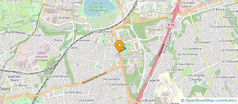localisation de l'entreprise O'PARC  JOUE-LES-TOURS