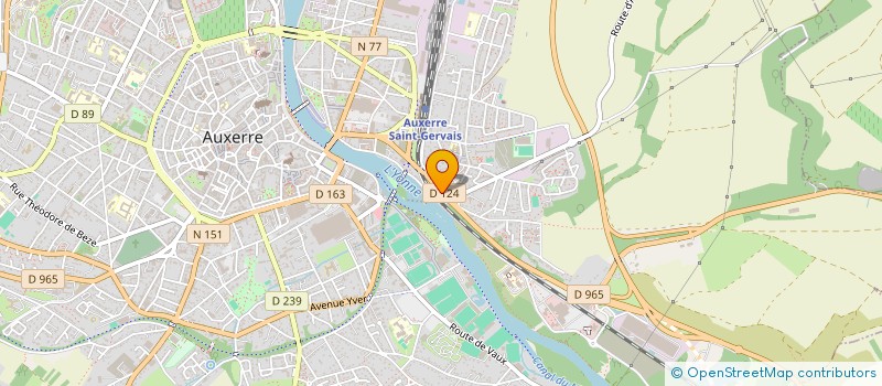 localisation de l'entreprise O'PAREBRISE DOM  AUXERRE