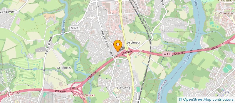 localisation de l'entreprise O PARQUET DECO  LA CHAPELLE-SUR-ERDRE