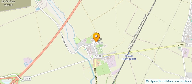 localisation de l'entreprise O-PARTNER  THIEUX