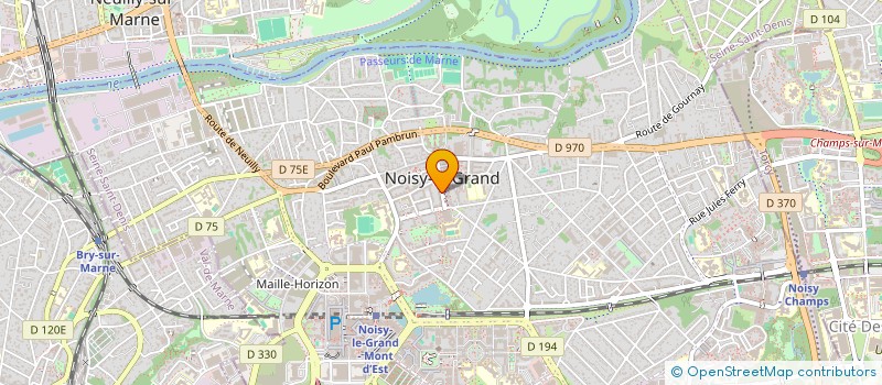 localisation de l'entreprise O PASSIONS NATUR'ELLES à NOISY-LE-GRAND