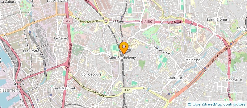 localisation de l'entreprise O PASTA NORD à MARSEILLE
