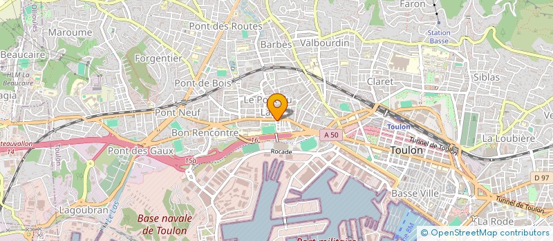 localisation de l'entreprise O PATERAS  TOULON