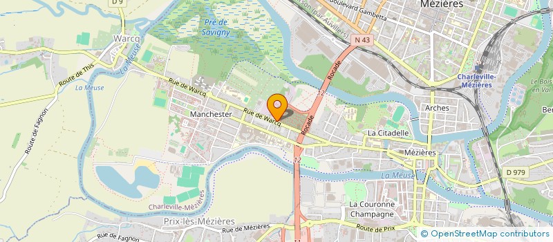 localisation de l'entreprise O'PAYS DES MERVEILLES  CHARLEVILLE-MEZIERES