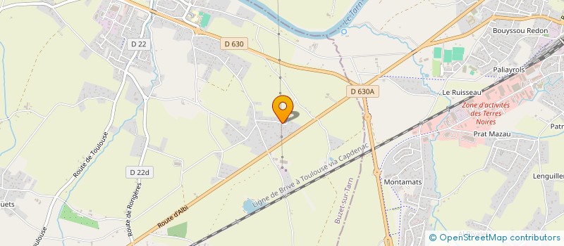 localisation de l'entreprise O'PAYSAGE 31 à BUZET-SUR-TARN
