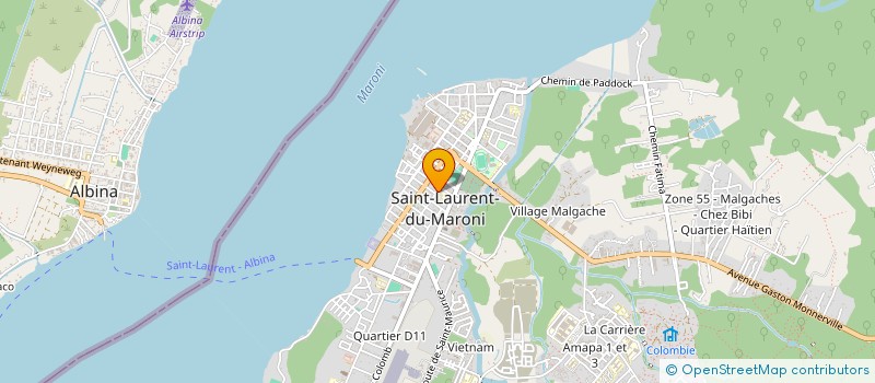 localisation de l'entreprise O PECHE D EVE à SAINT-LAURENT-DU-MARONI